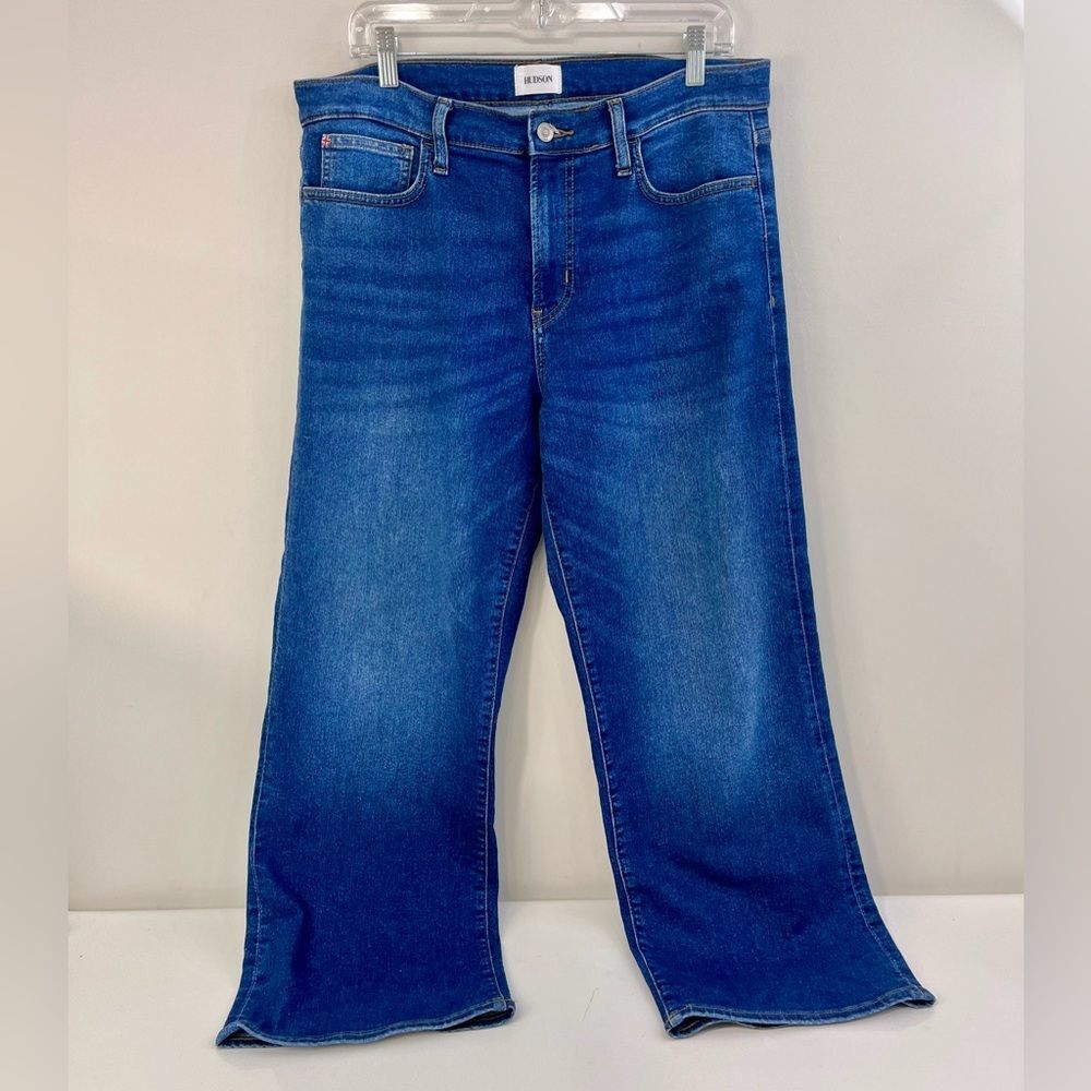 HUDSON JEANS Rosalie Wide-Leg Ankle Jeans Size 31